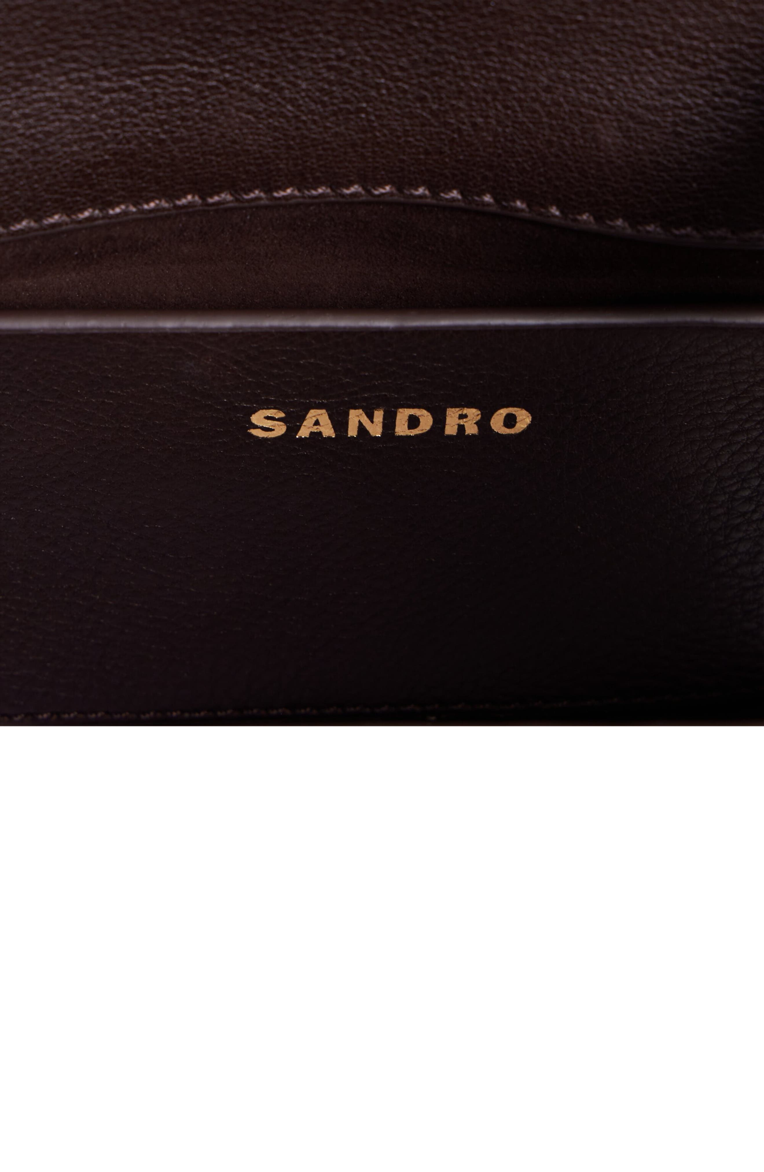 LE MAMBO leather bag, Alternate, color, Brown