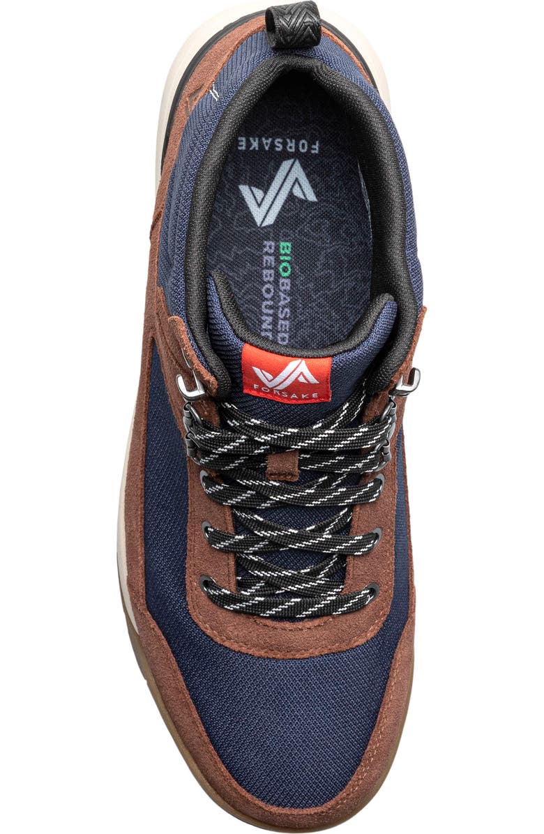Forsake Fifteen Mid Hiking Shoe, Alternate, color, Navy/ Brown