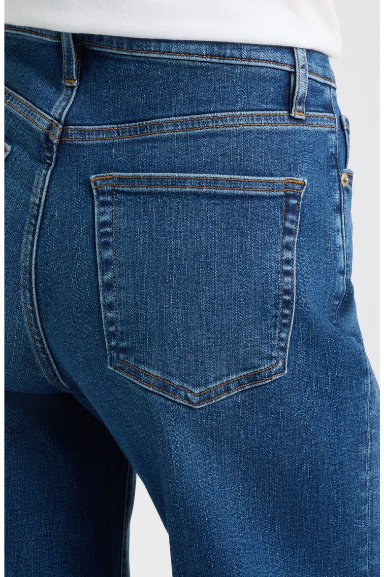 The Palace High Waist Wide Leg Jeans, Alternate, color, RINSE
