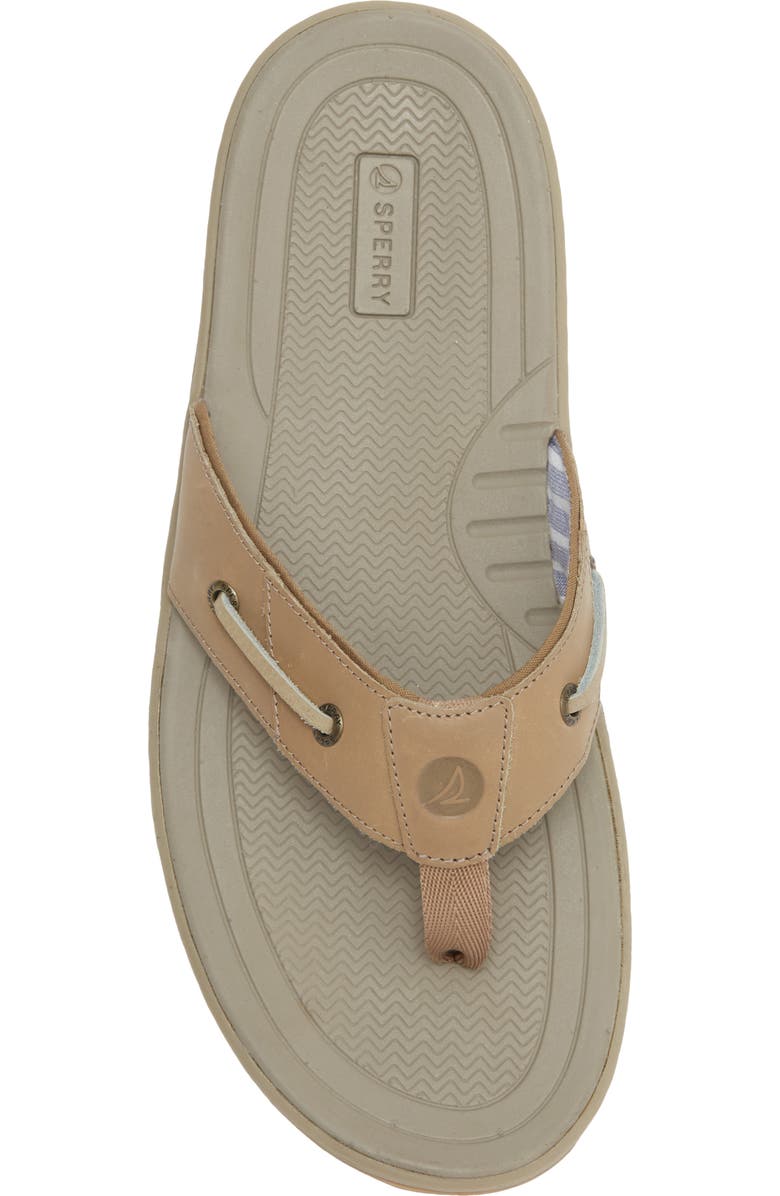 Sperry Baitfish Flip Flop, Alternate, color, Medium Beige