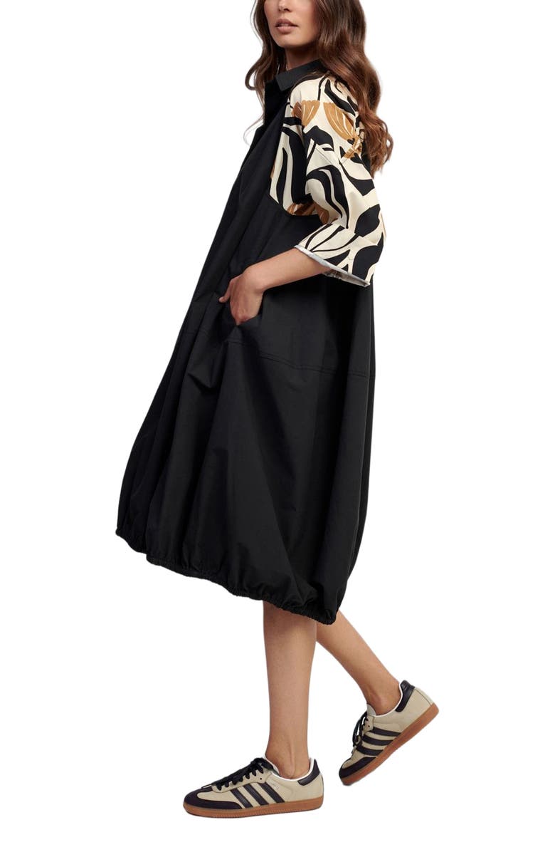 Alembika Tulip poplin oversized shirt-dress, Alternate, color, 