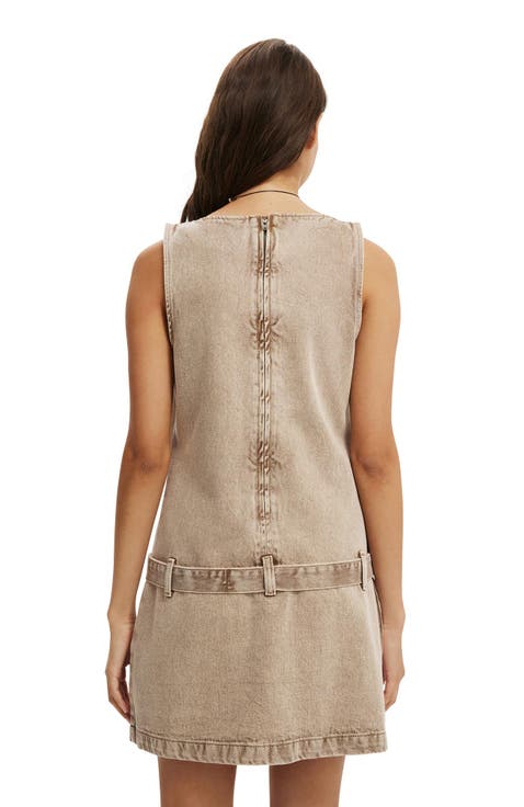 Women's Luisa Belted Denim Mini Dress