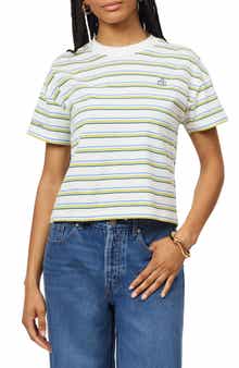 Boxy Yarn Dye Stripe T-Shirt