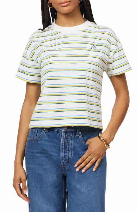 Boxy Yarn Dye Stripe T-Shirt
