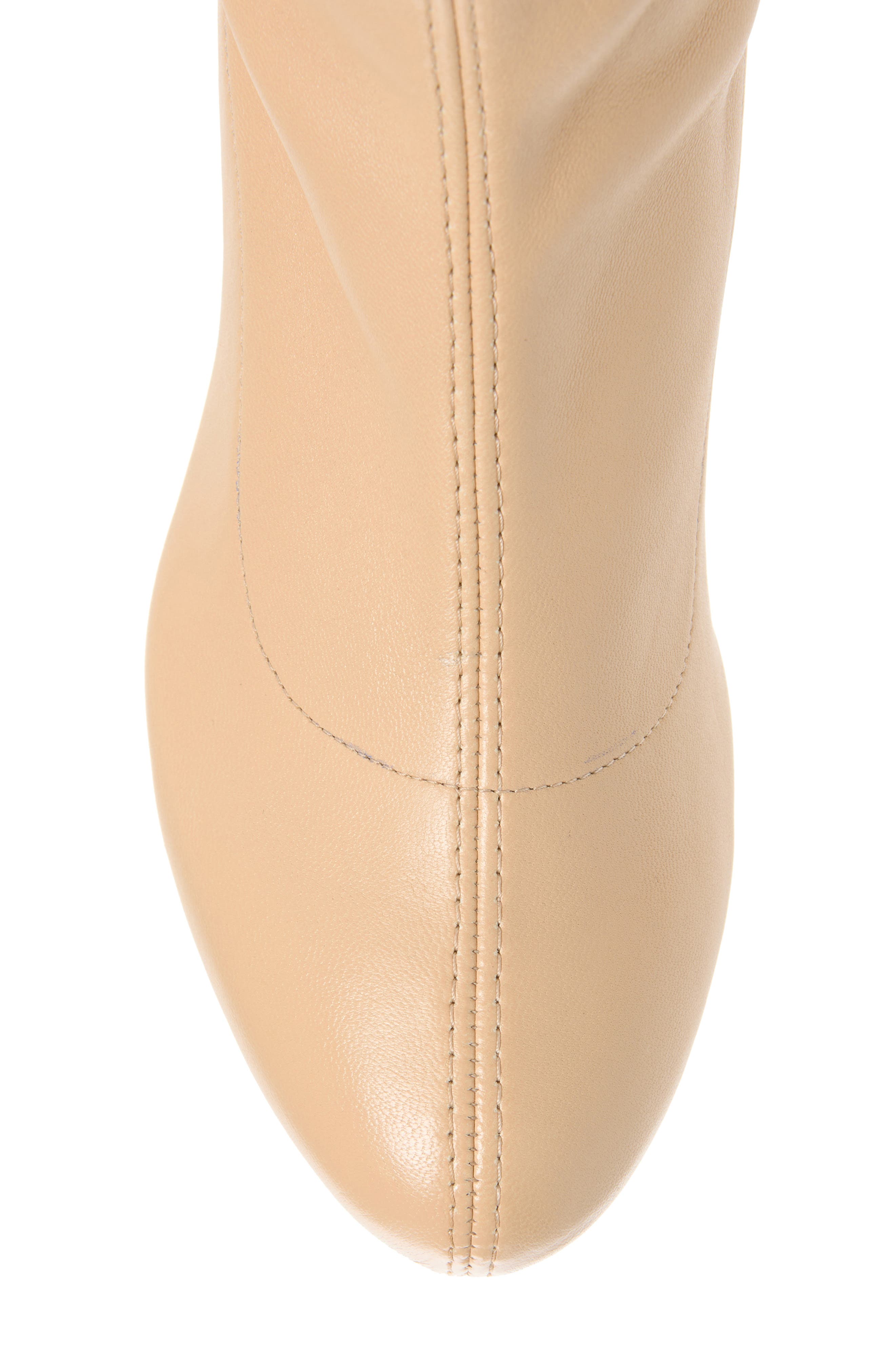 Avenue 60 Leather Sock Bootie, Alternate, color, GOLDEN BEIGE