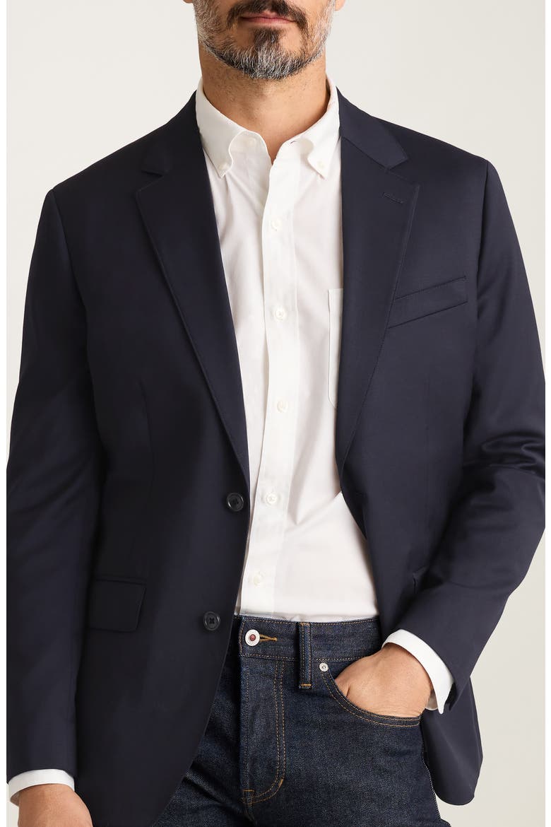 Jetsetter Slim Fit Stretch Wool Suit Jacket, Alternate, color, NAVY