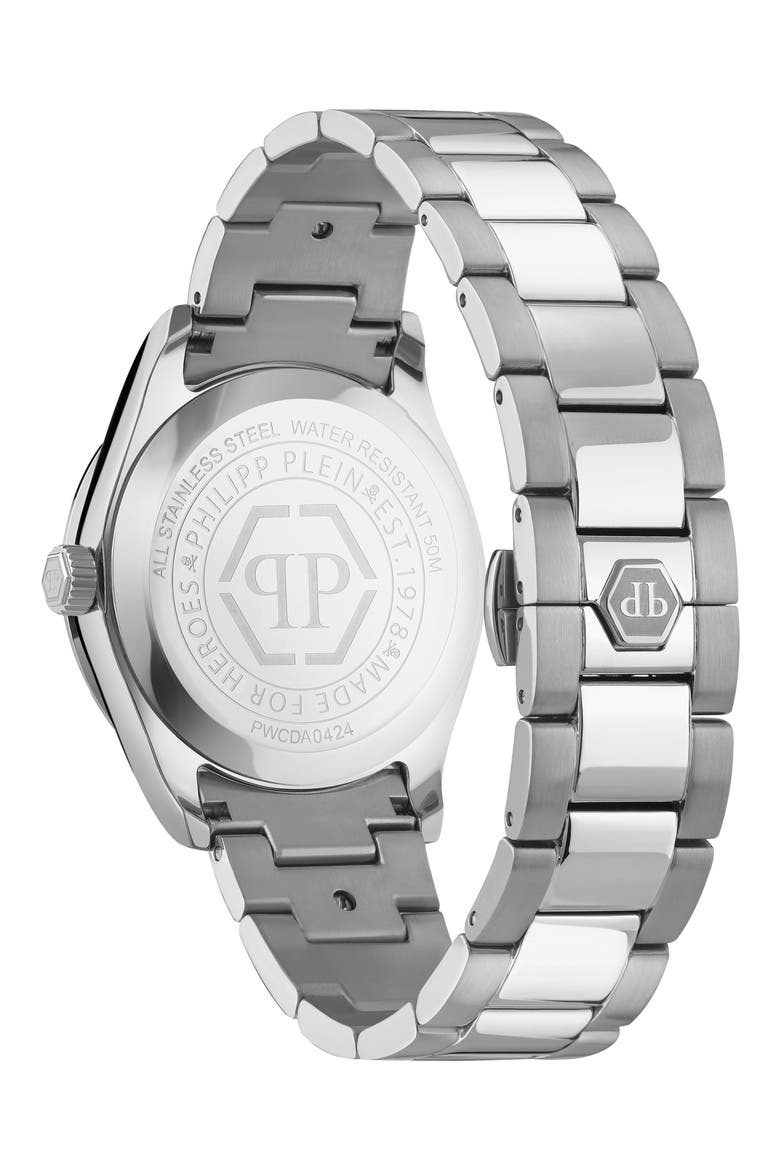 Queen Bracelet Watch, 38mm, Alternate, color, STAINLESS STEEL