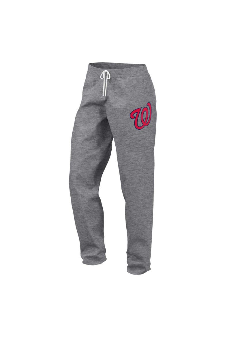 Women's Fanatics Branded  Gray Washington Nationals Legacy Pullover Sweatshirt & Sweatpants Set, Alternate, color, Gray