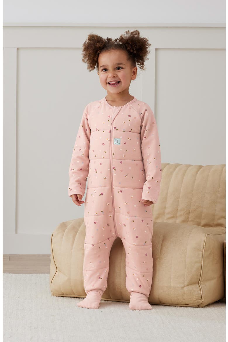 3.5 TOG One-Piece Sleep Suit, Alternate, color, DAISIES