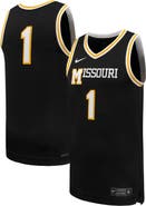 Nike Men's Nike #1 Black Missouri Tigers Replica Basketball Jersey