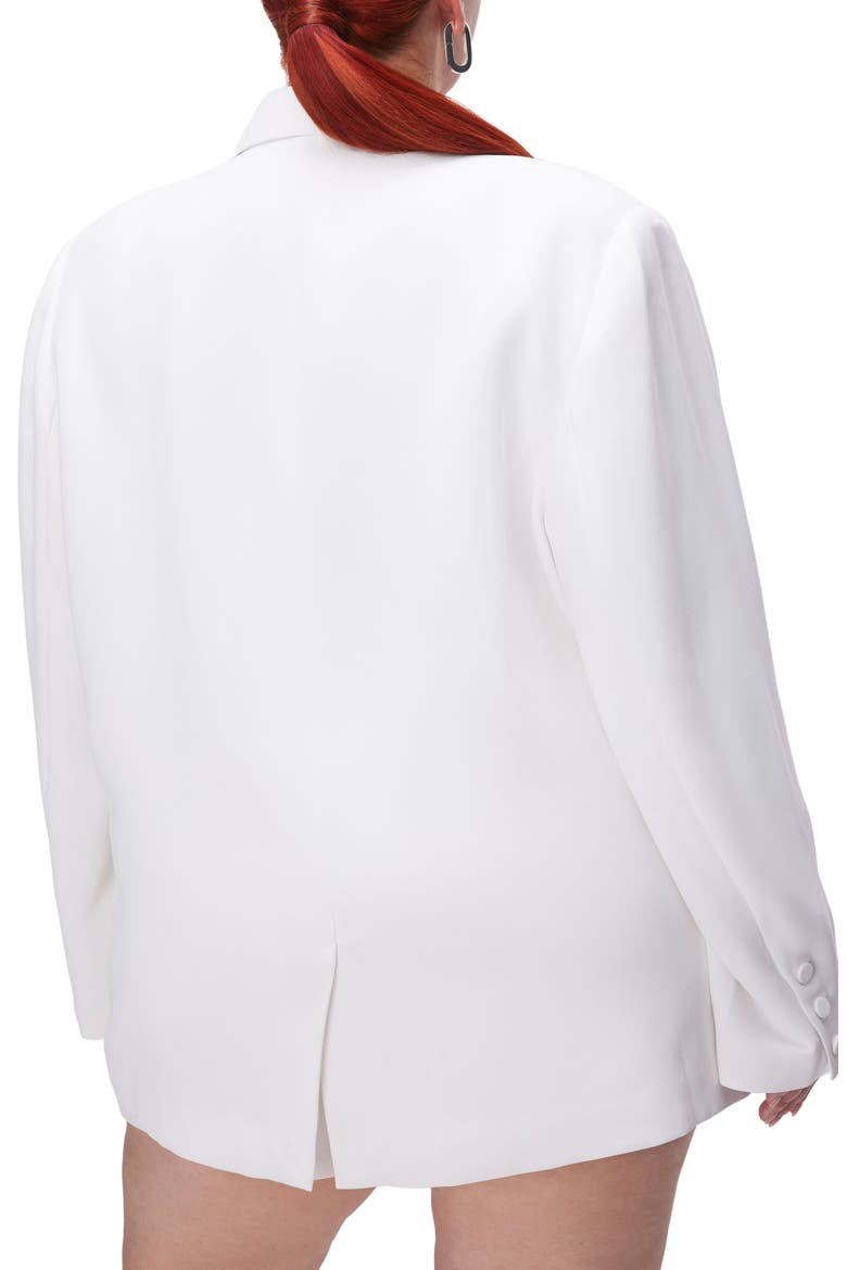 Luxe Suiting Boyfriend Blazer, Alternate, color, IVORY001