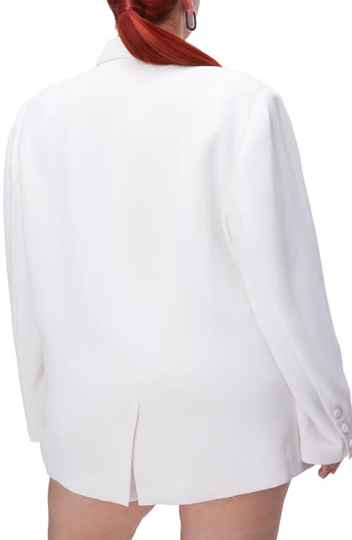 GOOD AMERICAN GOOD AMERICAN LUXE SUITING BOYFRIEND BLAZER