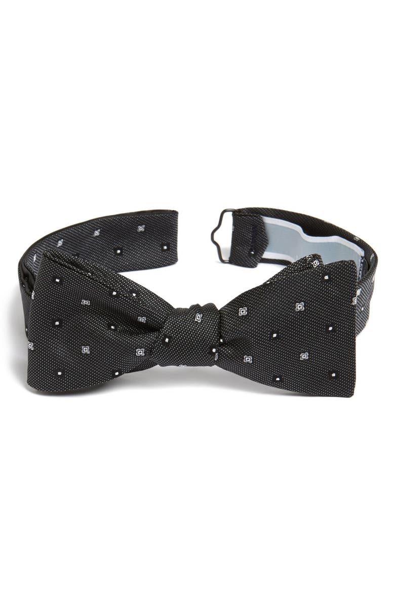 Michael Kors Silk Bow Tie, Main, color, 