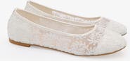 Kailee P Baba Crochet Lace Ballet Flats