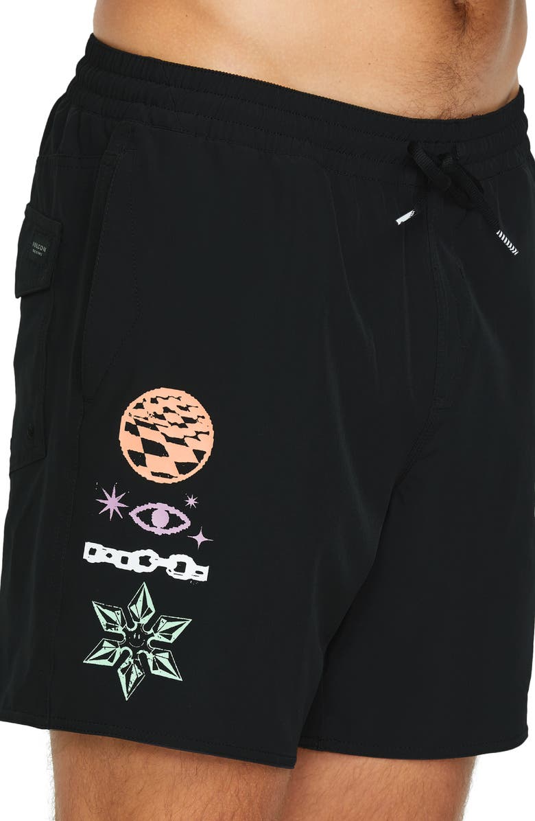 Volcom x Rygalski Swim Trunks, Alternate, color, 