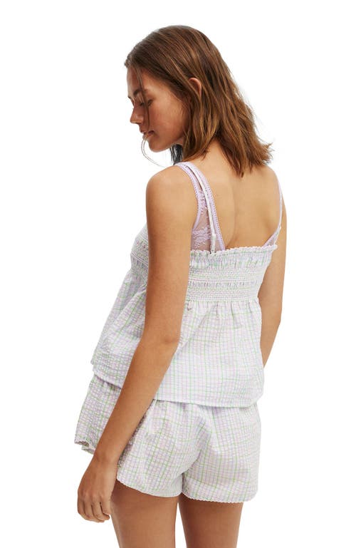 COTTON ON BODY COTTON ON BODY SHIRRED WOVEN SLEEP SET