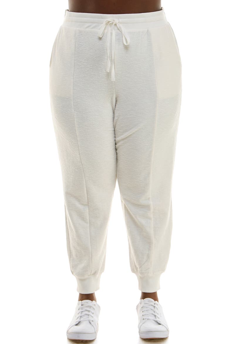 Novelty Joggers, Alternate, color, IVORY