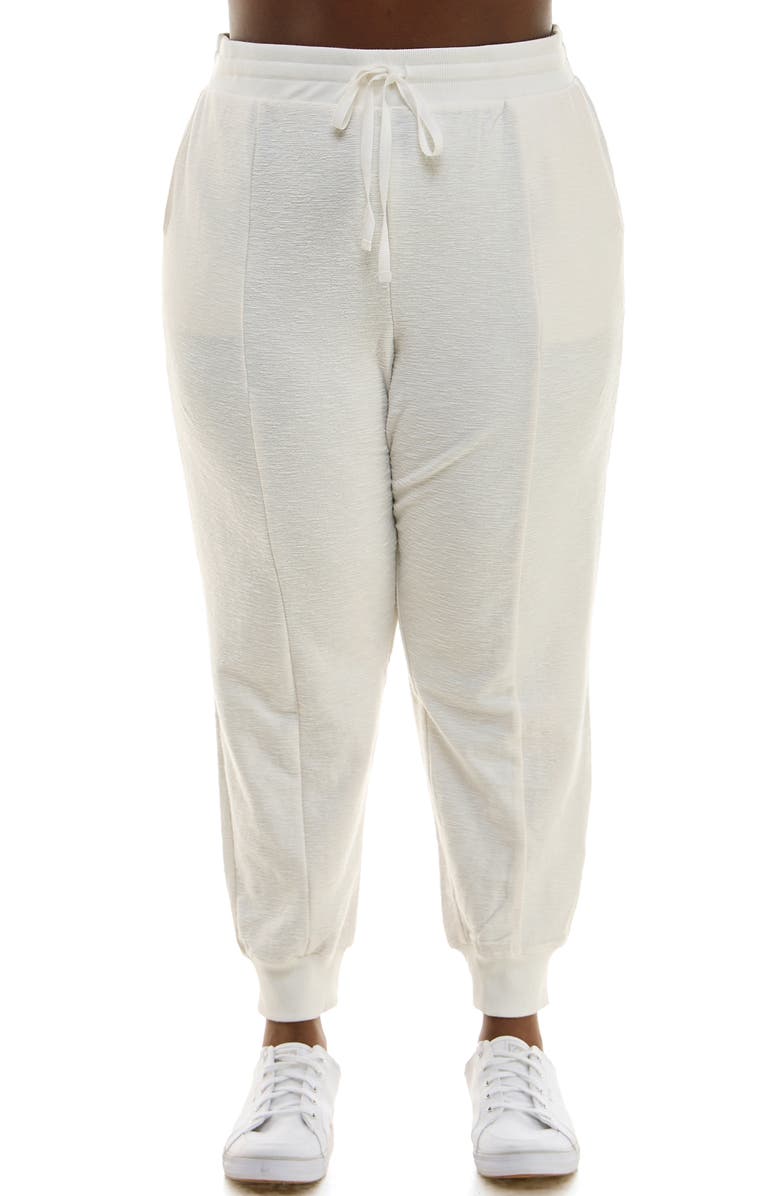 Nina Leonard Novelty Joggers, Alternate, color, Ivory