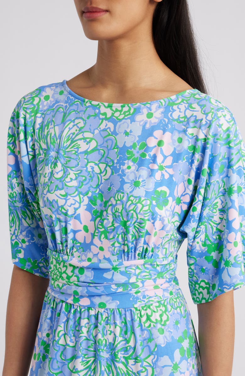 Lilly Pulitzer<sup>®</sup> Parigi Floral Maxi Dress, Alternate, color, Sunwashed Blue Plumes In Bloom