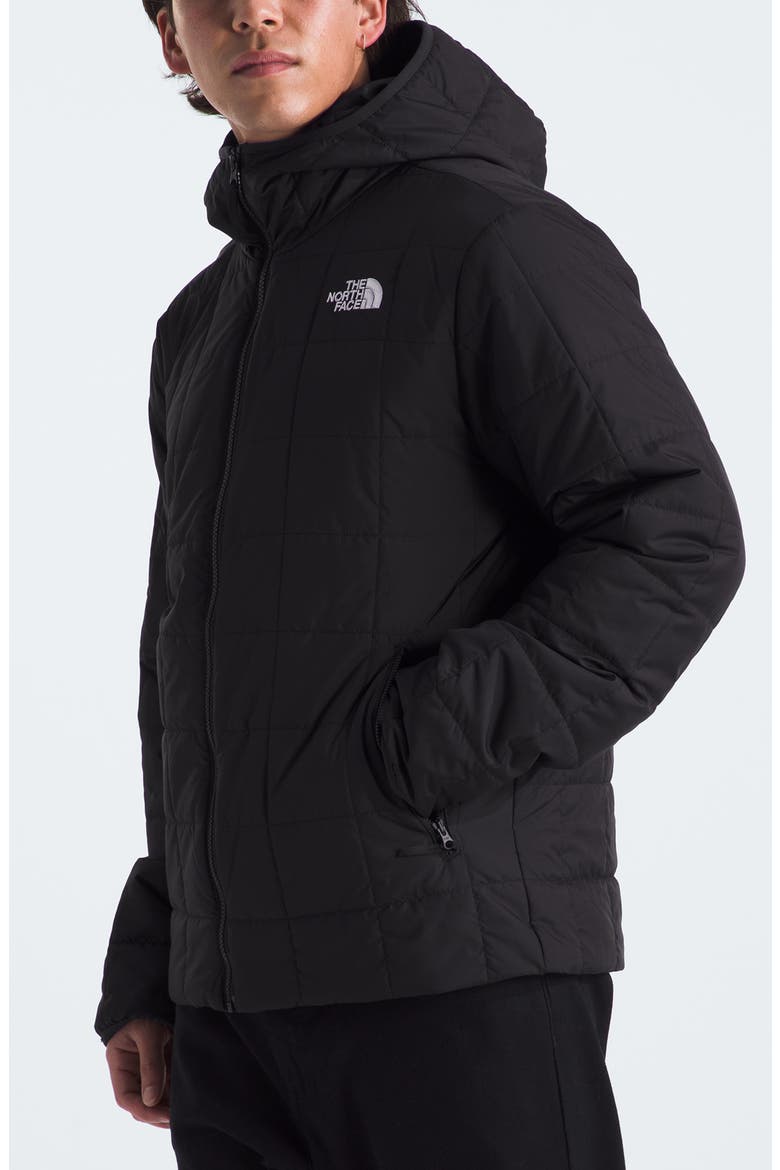 Junction Insulated Hooded Puffer Jacket, Alternate, color, TNF BLACK