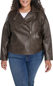 Levi's Slim Fit Faux Leather Moto Jacket