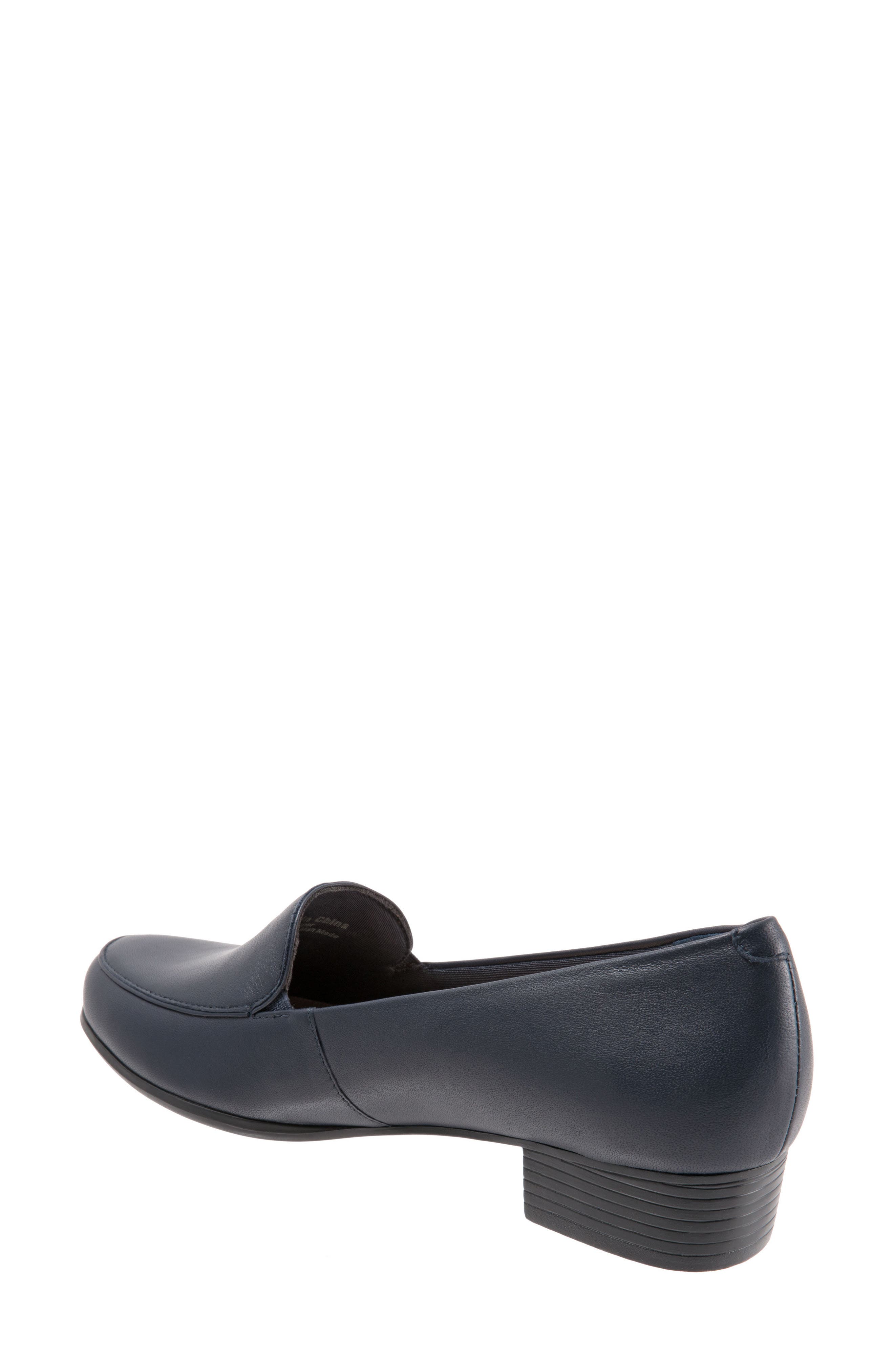 Monarch Loafer, Alternate, color, FRENCH NAVY LEATHER