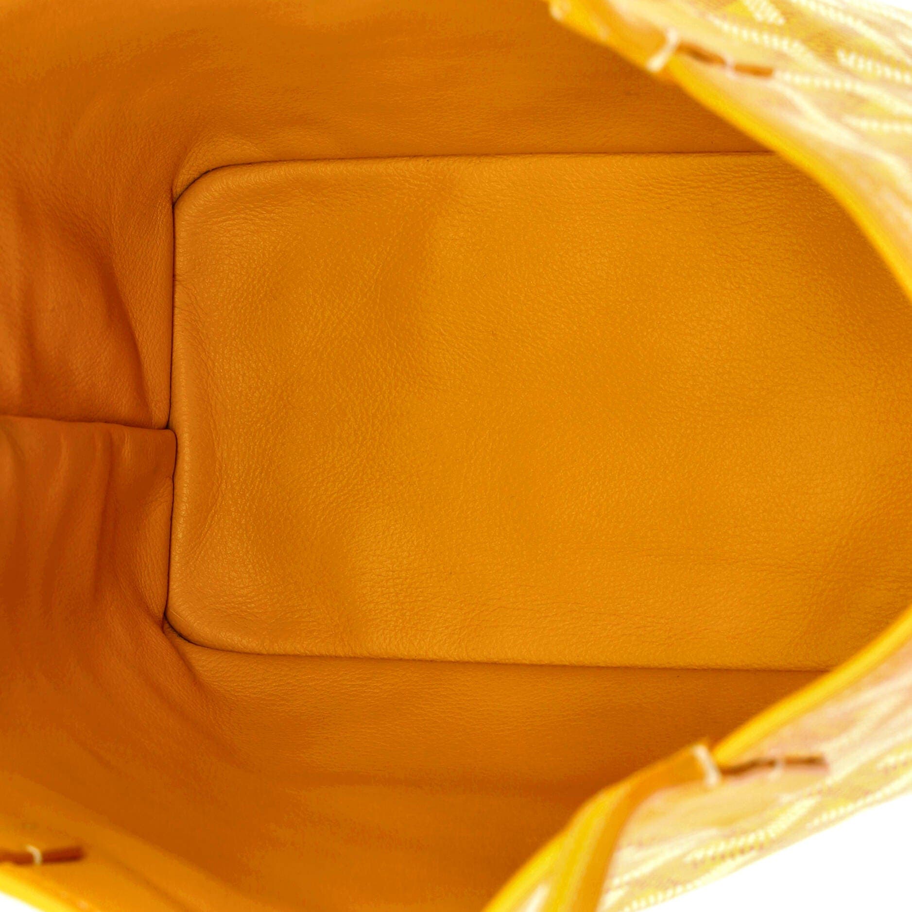 Pre-Owned Goyard Anjou Reversible Tote Coated Canvas Mini, Alternate, color, Yellow