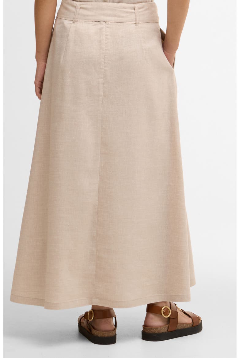 Gabby Linen Blend Maxi Skirt, Alternate, color, MIST