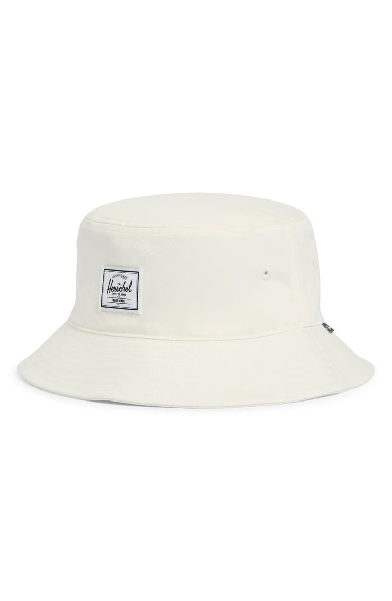Herschel Supply Co. Norman Cotton Twill Bucket Hat, Main, color, Blanc De Blanc