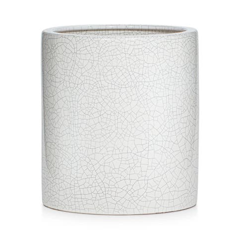 Frattura White Waste Basket