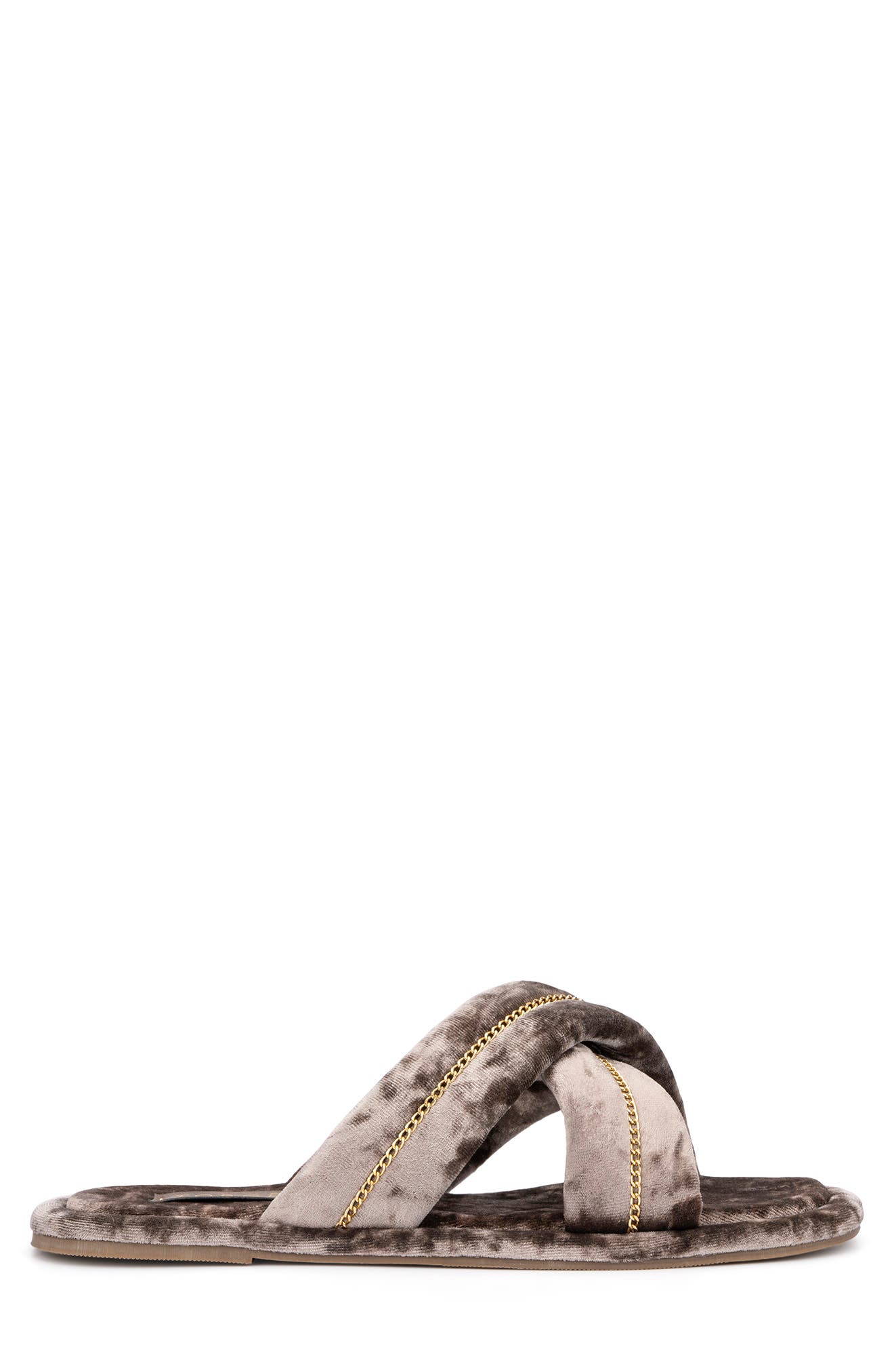 TORGEIS Cecilia Crisscross Strap Slipper, Alternate, color, Champagne