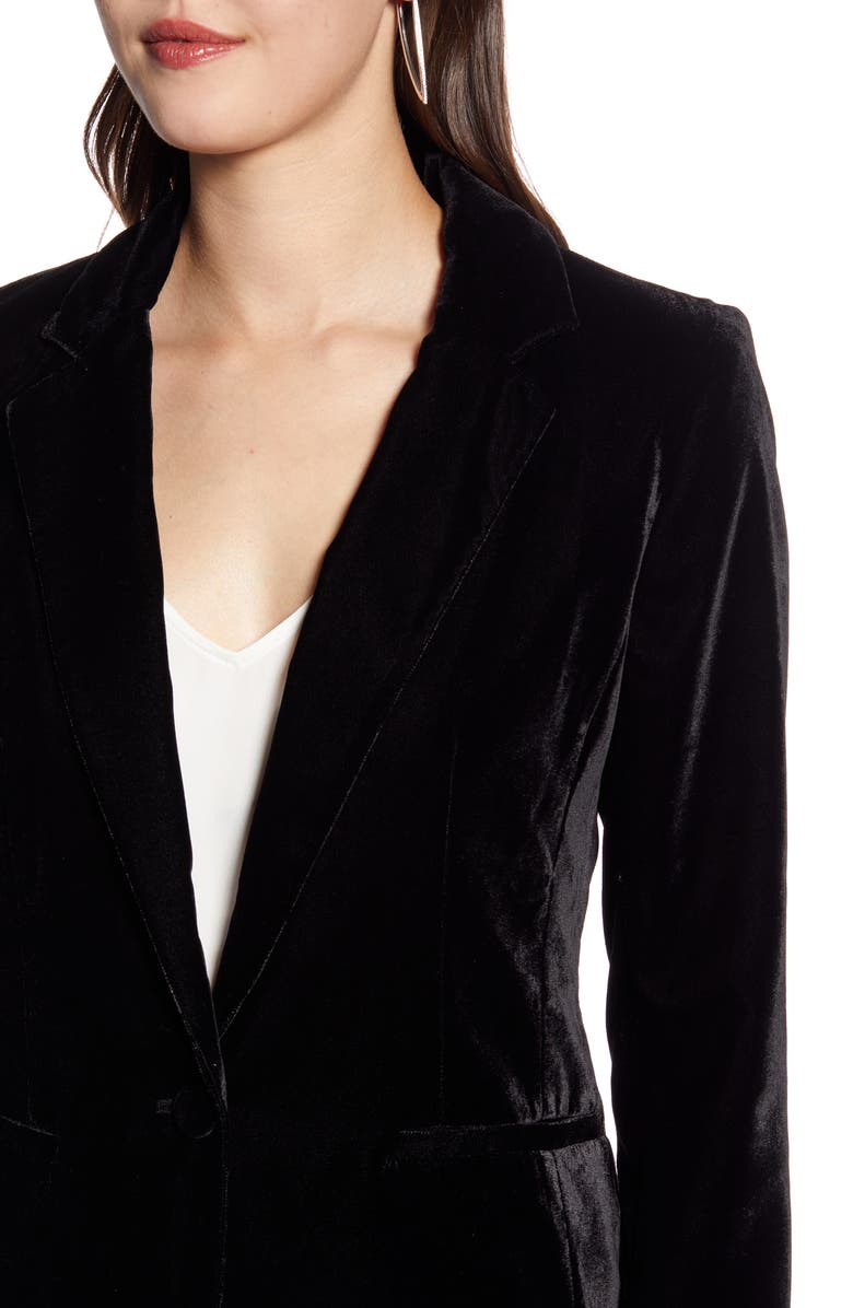 Halogen<sup>®</sup> Velvet Blazer, Alternate, color, 