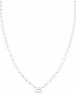 Bearfruit Jewelry Sterling Silver 18k Gold Plated Lena Sparkle Necklace Dainty Statement