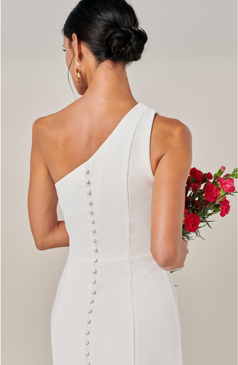 BWLDR Noella Gown, Alternate, color, White