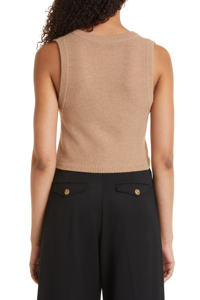 Wione Wool Sweater Vest, Alternate, color, TAN
