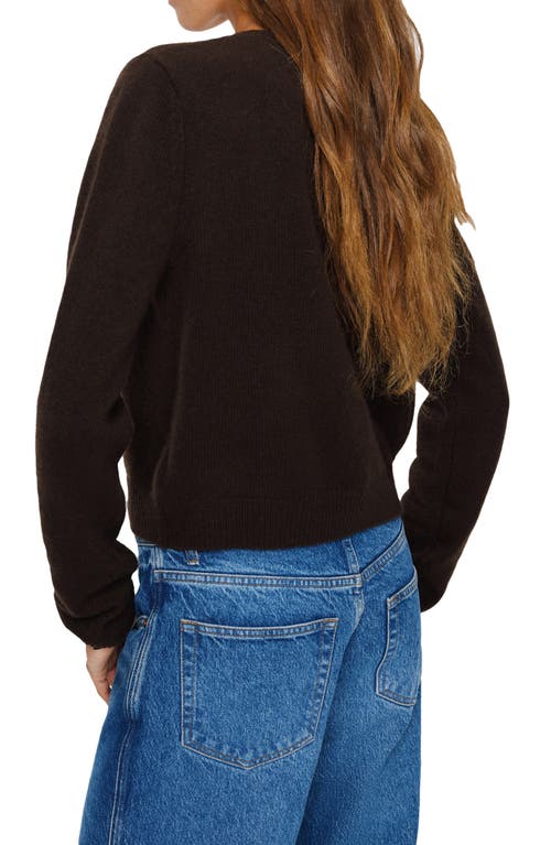 Reformation Clara Cashmere Cardigan In Brown