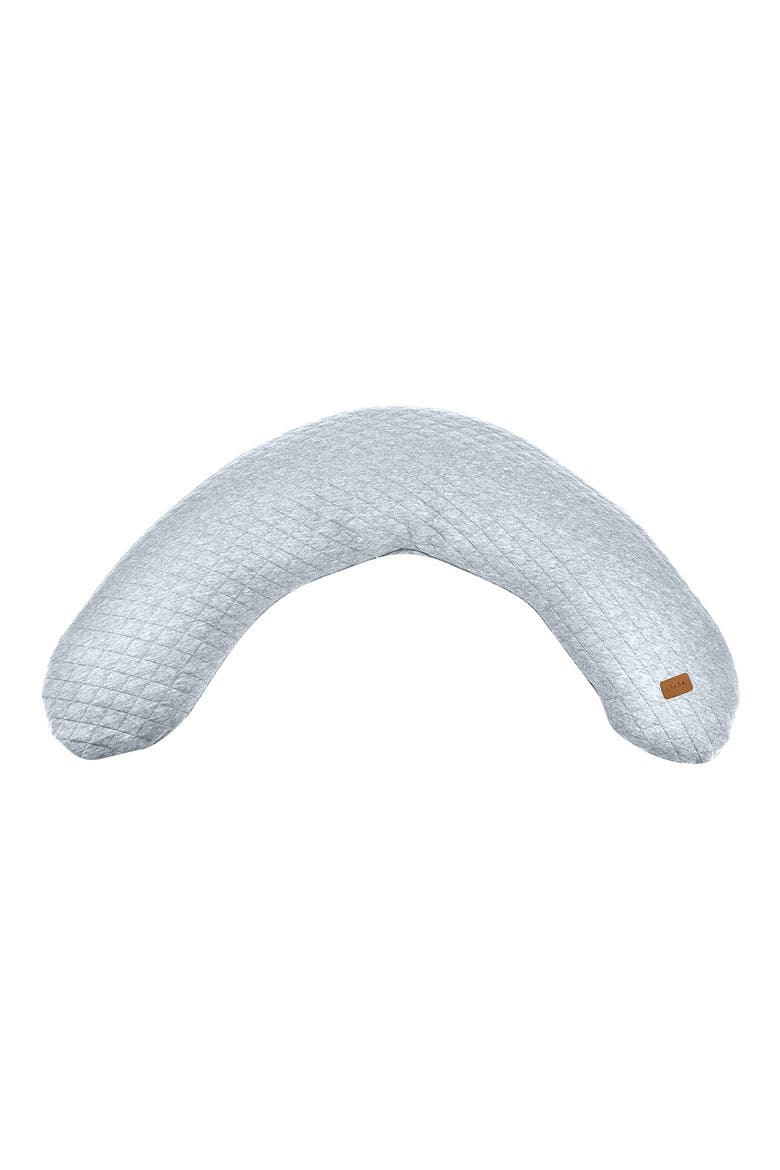 Big Flopsy Pregnancy Pillow, Main, color, HEATHER GREY