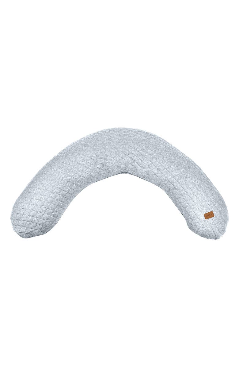 BEABA Big Flopsy Pregnancy Pillow, Main, color, Heather Grey