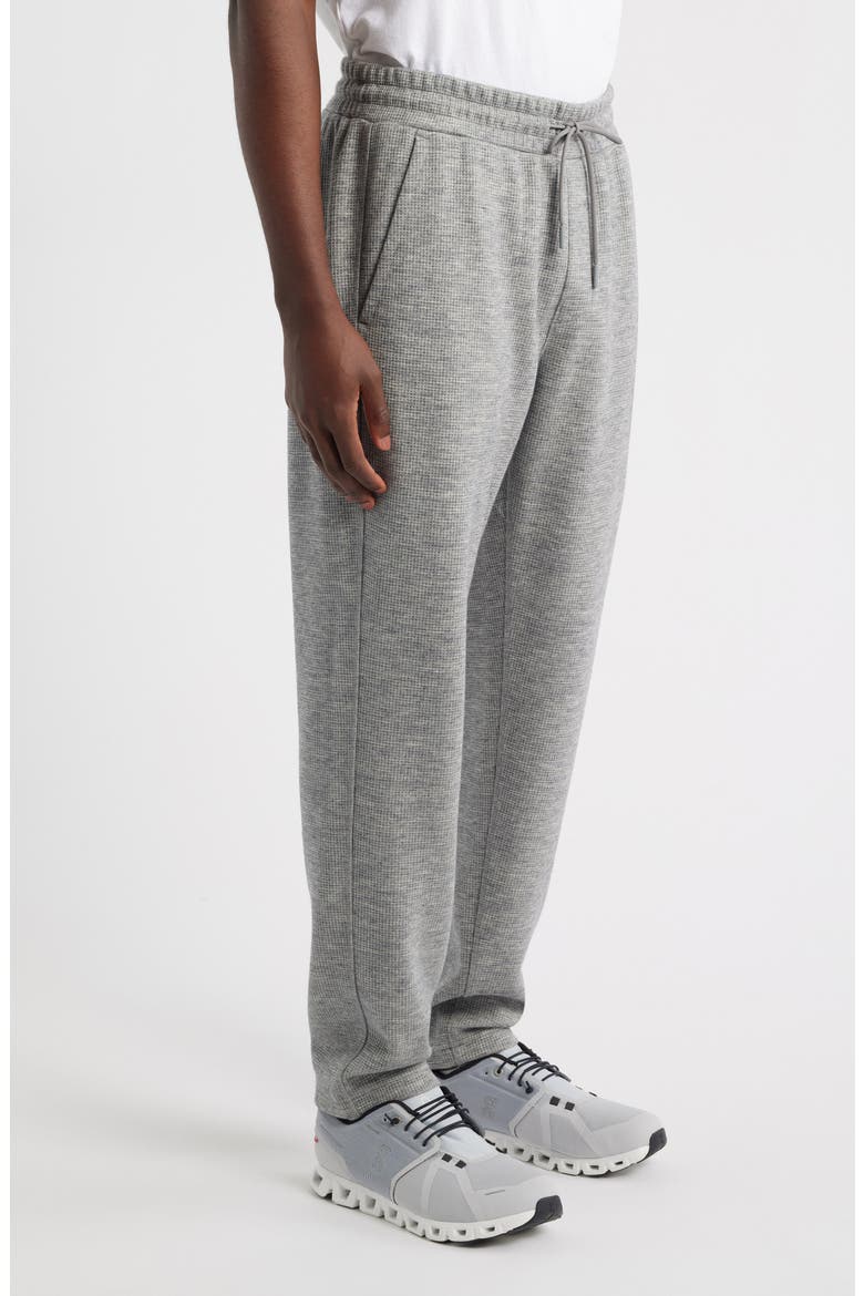 Waffle Knit Joggers, Alternate, color, GREY HEATHER