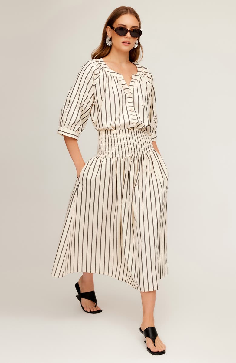 FIFTEEN TWENTY Rilyn Stripe Shirt, Alternate, color, Ivory Stripe