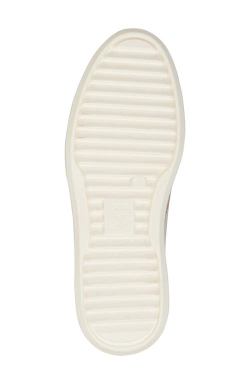 Ara Corsica Platform Sneaker In Cream/piggy Pink/orchid