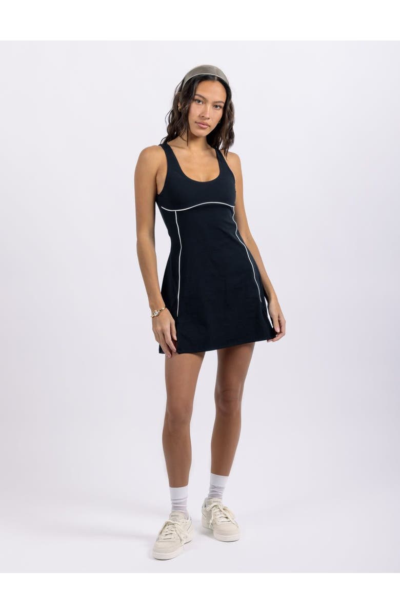 Fore-té Club Attire Amelia Athletic Dress, Alternate, color, Black