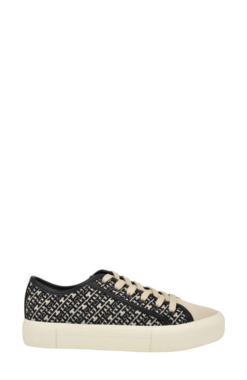 Tommy Hilfiger Women's Aquila Lace Up Sneakers In Black