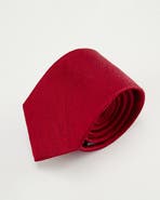 Knottery & Co Bark Weave Silk Jacquard Tie