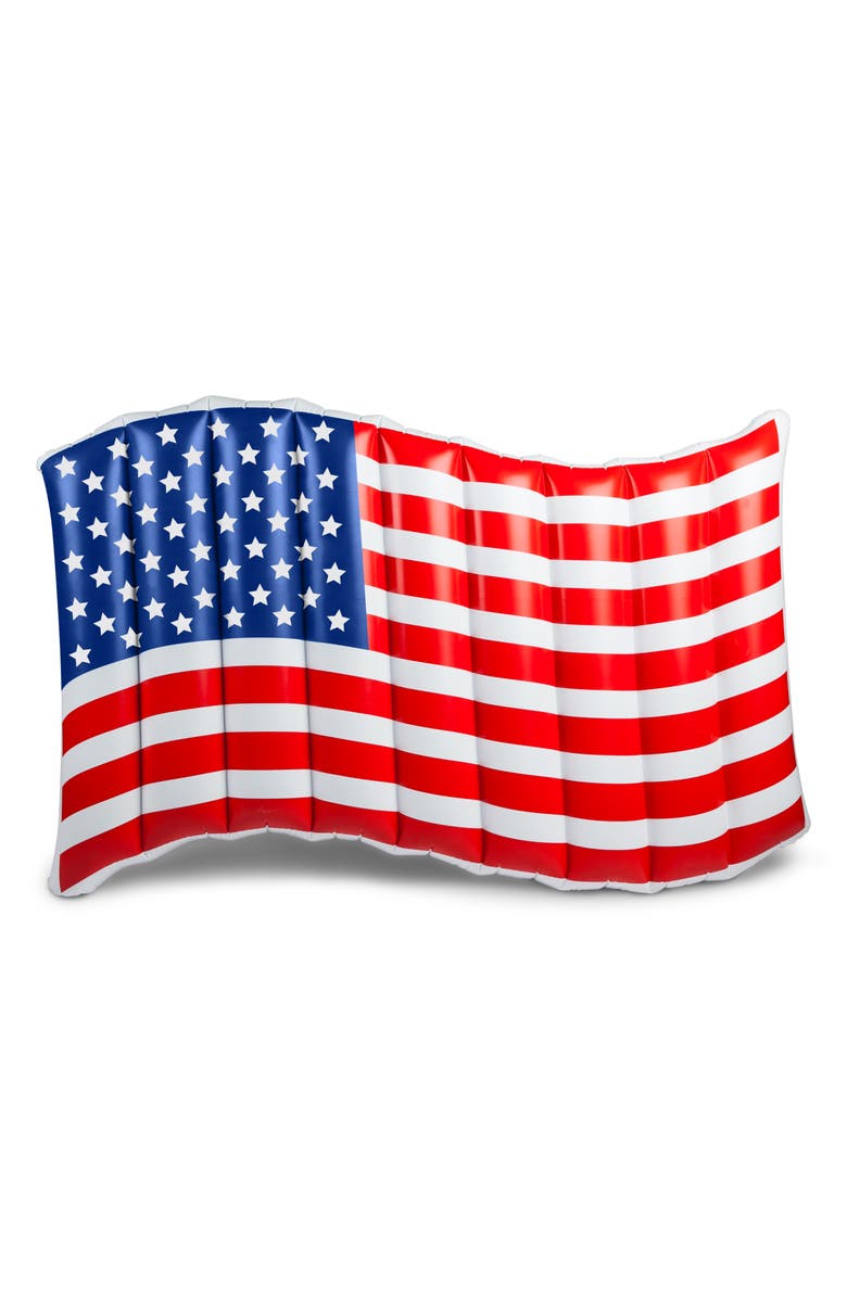 BigMouth Inc Giant Waving American Flag Pool Float, Main, color,