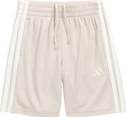 adidas Kids' 3-Stripes Mesh Shorts