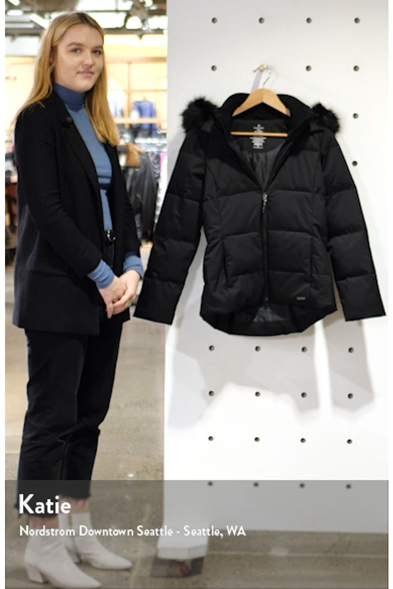 North Pole Quilted Primaloft® Hooded Jacket with Faux Fur Trim video