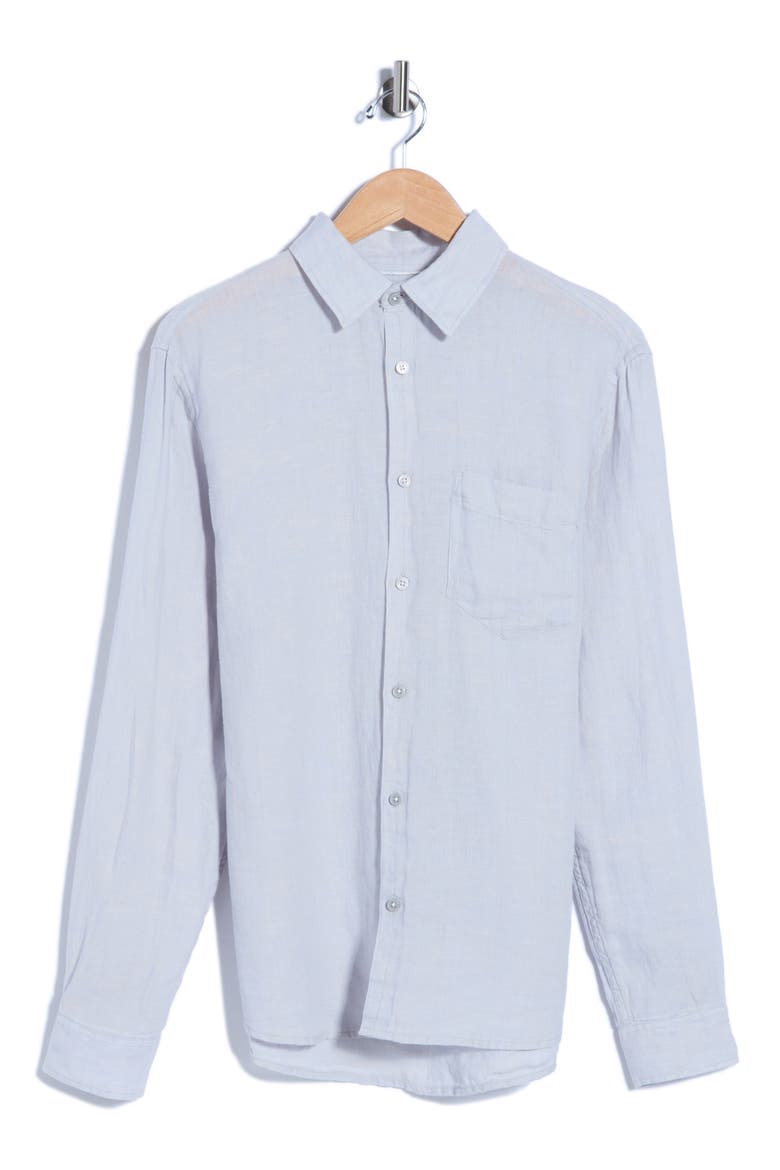 Stonington Linen Gray Long Sleeve Shirt, Alternate, color, STONINGTON GRAY
