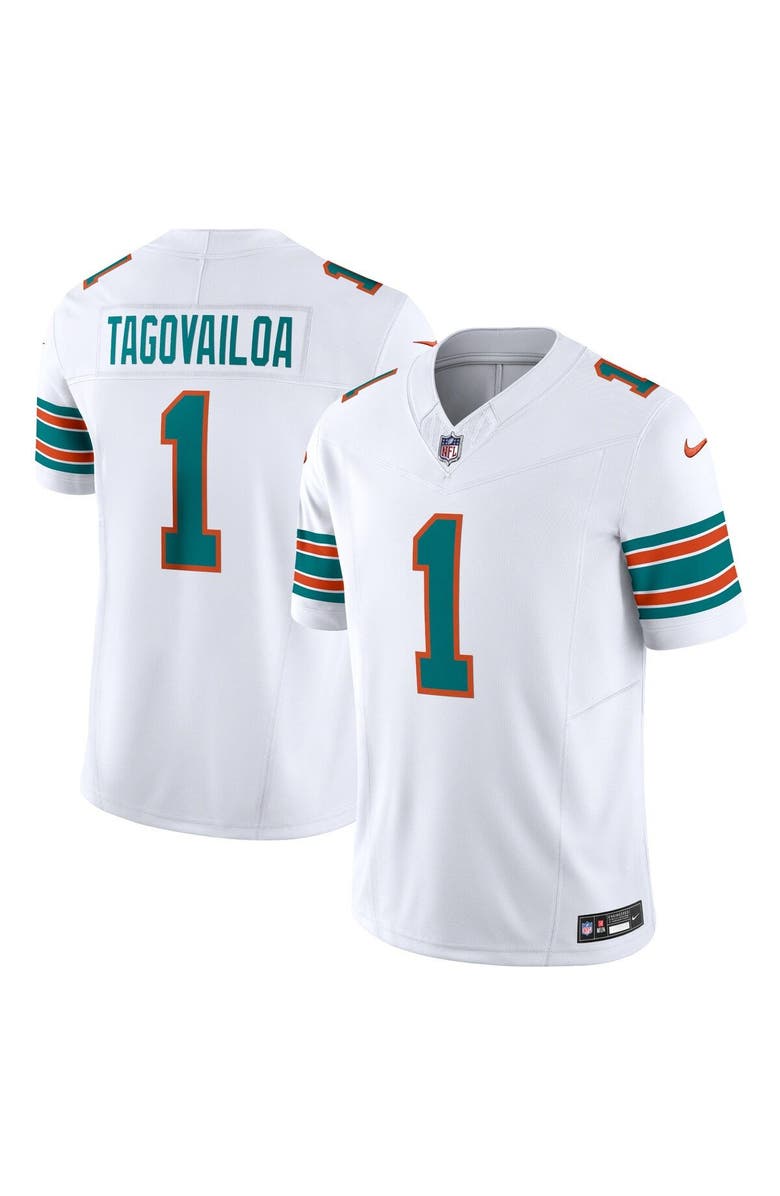 Nike Men's Nike Tua Tagovailoa White Miami Dolphins Vapor F.U.S.E. Limited Jersey, Main, color, White