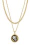 Men's Set of 2 Skull Pendant & Chain Necklaces